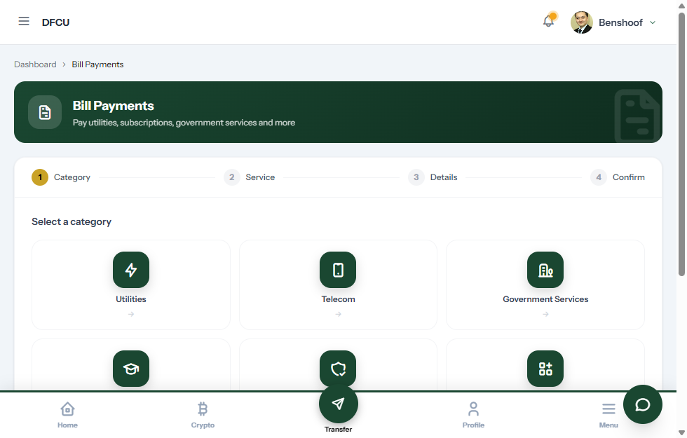 Novarion bill payments